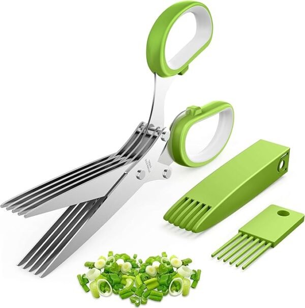 Herb Scissors, Effortless Herb Shears Cutter Tool